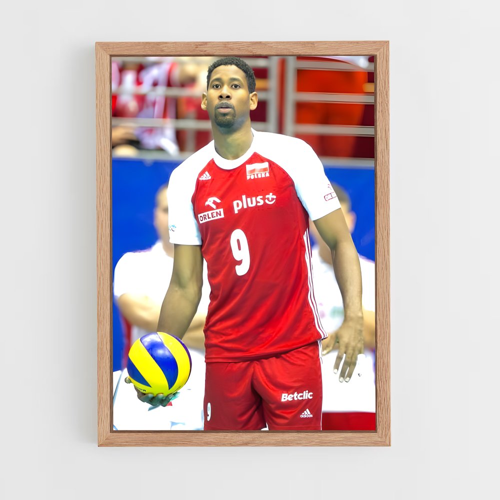 Poster Wilfredo leon – affiche Volleyball (vue 4)